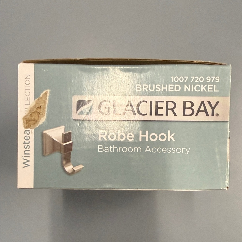 Glacier Bay Brushed Nickel Robe Hook - Brushed Nickel